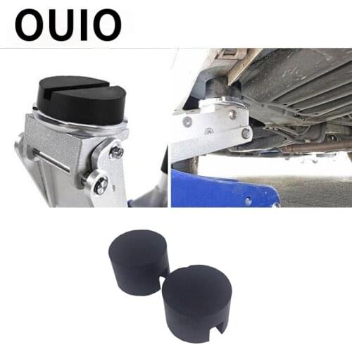 OUIO 1PC Car Jack Rubber Disc Pad Jacking Lifting Disk Adapter Tool For Mercedes W205 W203 Volvo XC90 S60 XC60 V40 Alfa Romeo