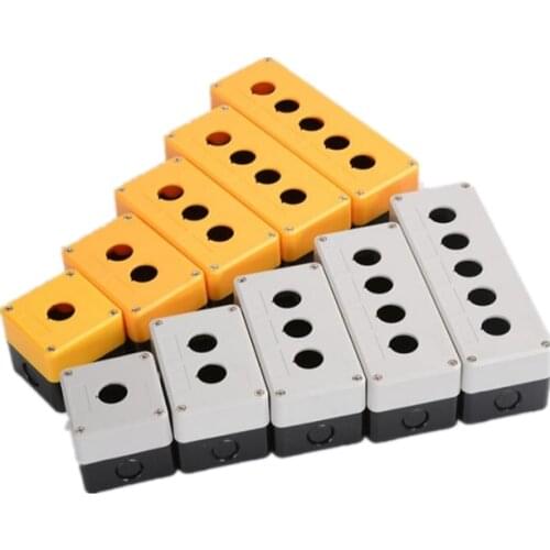 Waterproof button box switch control box 12345 hole industrial switch indicator box 22mm