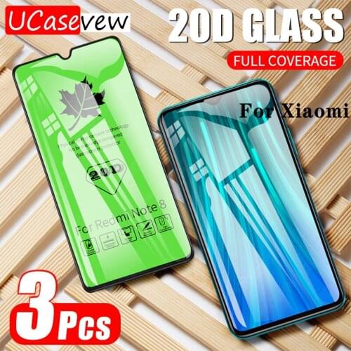 20D Tempered Glass For Redmi K30 Pro K30S K20 Screen Protector Full For Redmi 9 Prime 9C 9A 8A 7A Protective Coverage Glass Film