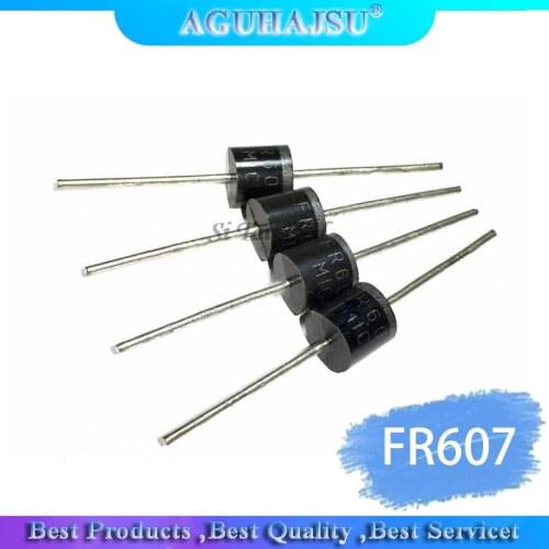 20PCS FR607 6A 1000V Fast Recovery Diodes