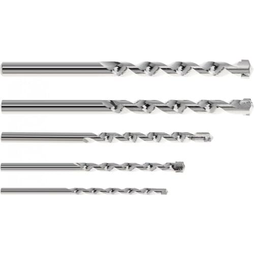 5pcs/lot Hard Alloy Round Shank Multifunction Mini Impact Drill for Construction / Electric Drill Dedicated