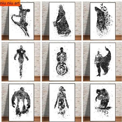 Diamond Painting Batman Iron Man Superhero Diamond Inlaid Diamond Mosaic Full Diamond Embroidery Cross Stitch Kits Home Decor