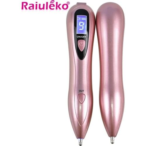 9 Level Plasma Pen LED Lighting Laser Tattoo/Mole Removal Machine 2000mAh Skin Care Tag Removal Freckle Wart Dark Spot Remover