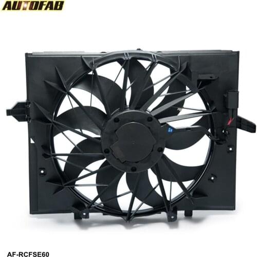 AUTOFAB - Sport Radiator Cooling Fan (Brushless Motor) Fits For BMW E60 5 Series 525 530 545 645 E65 750 AF-RCFSE60