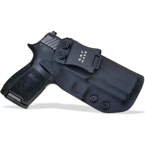 B.B.F Make IWB KYDEX Holster Fit: Sig Sauer P320 Carry Compact Gun Holster Inside Concealed Waist Carry Holsters Pistol Case
