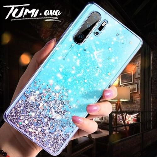Silver Foil Star Phone Cover For Huawei P10 Plus P20 Lite P30 Pro Nova 2s 3e 3i 3 4 Honor 10 V10 V20 20i Soft Phone Case Cover