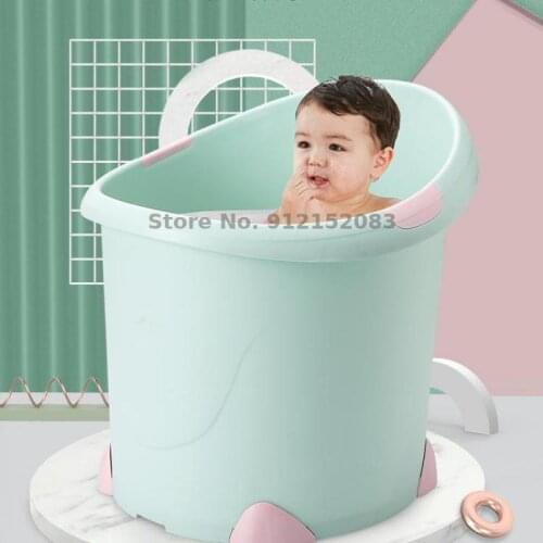 Baby Wang Beite Baby Bath Bucket Bath Bucket Bath Newborn Baby Baby Home Bath Basin Can Sit