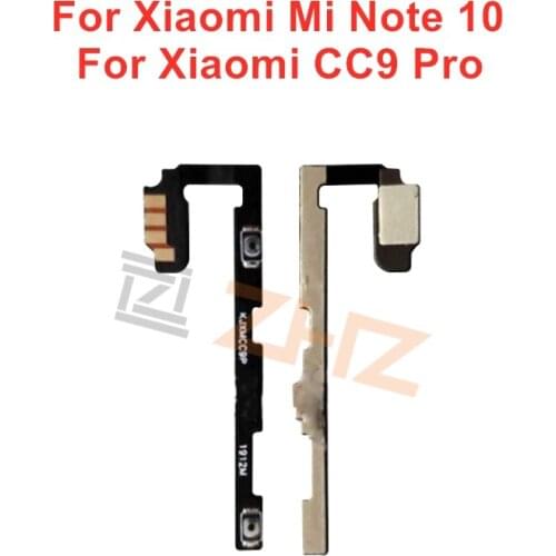 For Xiaomi Mi Note 10 Power Volume Flex Cable Side Key Button On Off Switch Flex Cable for Xiaomi CC9 Pro Repair Spare Parts