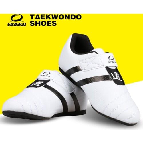 Breathable Slip Taekwondo shoes Kung Fu Wu Shu Karate Wrestling shoes woman Adult martial arts boxing shoes Sports Sneakers