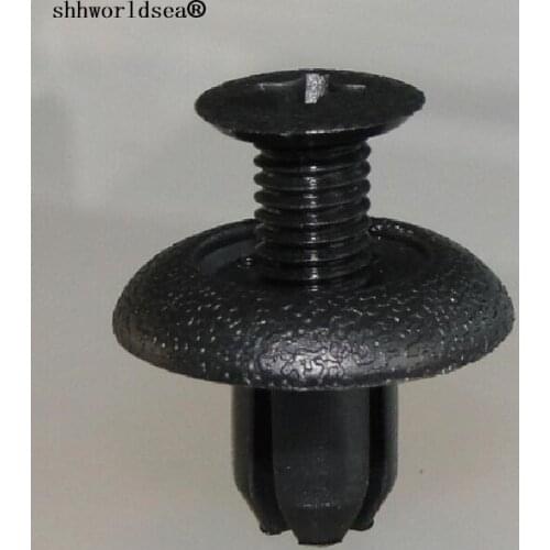 Shhworldsea Front & Rear Bumper Retainer Clip for MB253964 for 7mm Hole for Pajero Mini Tredia Lancer Evo VIII IX Evolution 8 9