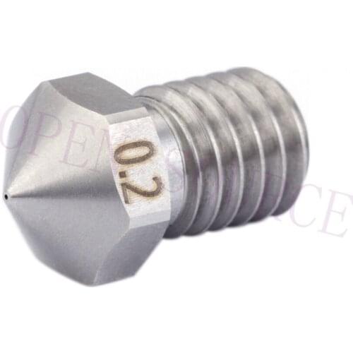 Stainless Steel V6 Nozzle for 3D Printers Parts for Hotend Titan Extruder J-Head&MK8 MK Ender 3