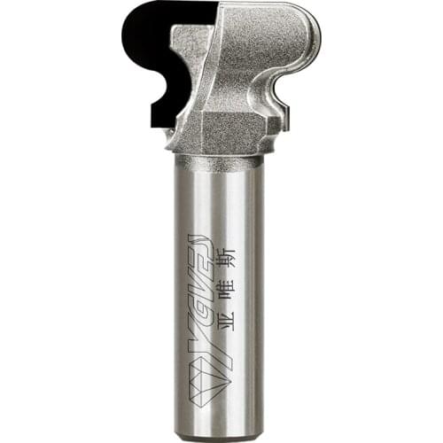 PCD Milling Cutter 3-blade Bevel Diamond Cutter Use for Blister Cabinet Door Panel R Angle Cutting Knife Woodworking Tools