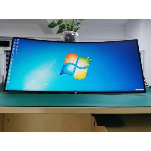 LM340UW6 curved LCD screen for computer games Ultra narrow bezel 144hz 400cd/m