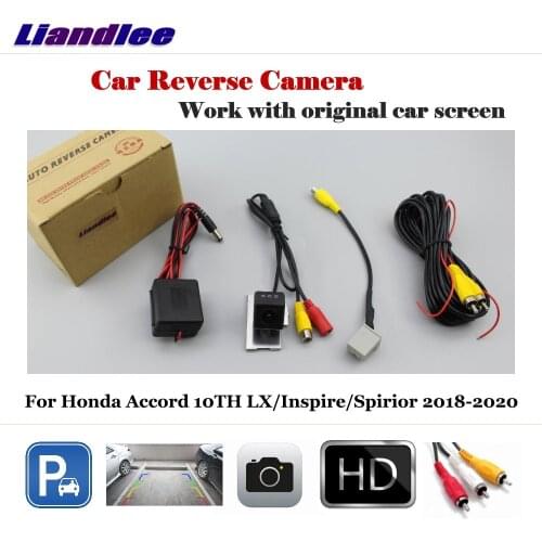 Auto Reverse Parking Camera For Honda Accord 10TH LX/Inspire/Spirior 2018 2019 2020 Vehicle Backup Cameras Car Accessories Alarm