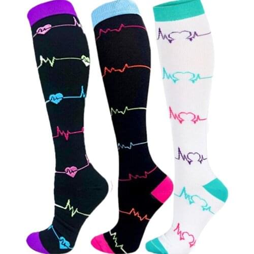 Men Women Compression Socks Fit For Sports For Varicose Veins-Best Stockings For Athletic, Edema, Diabetic, Travel Socks