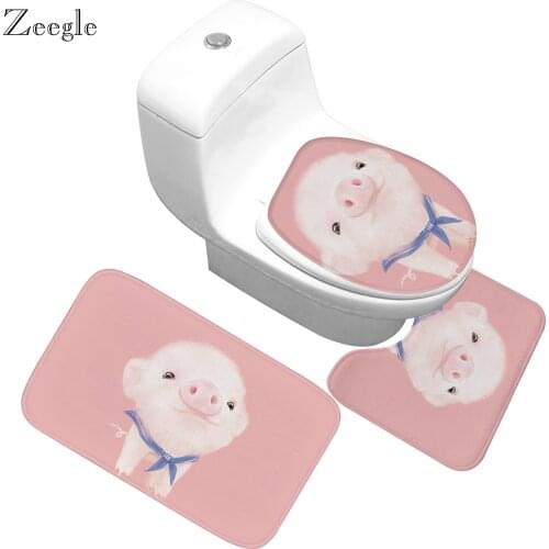 Zeegle Animal Painting Carpets for Living Room Bedroom Rug Bedside Mats Anti-slip Carpets for Children Floor Mats Kitchen Rugs
