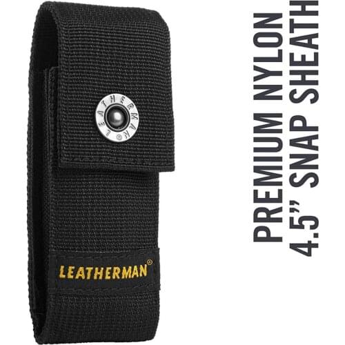 LEATHERMAN - Premium Nylon Snap Sheath with Pockets Fits 4.5" Multitools, Large