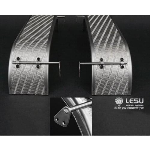 LESU Metal Rear Mudguard for 1/14 TAMIYA Arocs RC Bezn 3348 Dumper Truck Model DIY Car