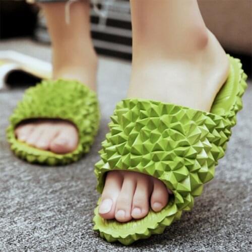 Summer Womens Slippers Fashion Durian Shoes Ladies Bathe Sandals Home Non-Slip Bathroom Flip Flops Outdoor Casual Beach Slides