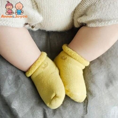 3Pairs/LOT Newborn Baby Colorful Loose Comfortable Socks 0-2 Years Soft Pure Cotton Socks