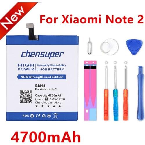 NEW chensuper 4700mAh BM48 Battery for Xiaomi Note 2 Note2 battery In Stock