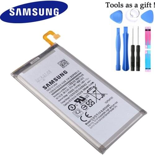 Samsung Genuine Battery EB-BJ805ABE for Samsung Galaxy A6 Plus A6+ SM-A605F A605G A6050 A605K A605FN A605GN 3500mAh Li-Polymer
