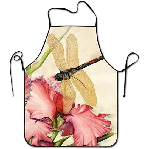 Autumn Dragonfly Apron - Durable Adjustable Straps Aprons for Women - Kitchen Cooking BBQ Party Barbecue