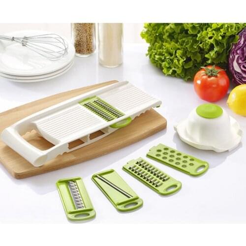 Vegetable Fruit Slicer Grater Cutter Peeler Multifunctional Potato Peeler Carrot Grater Drain Basket Kitchen Tool