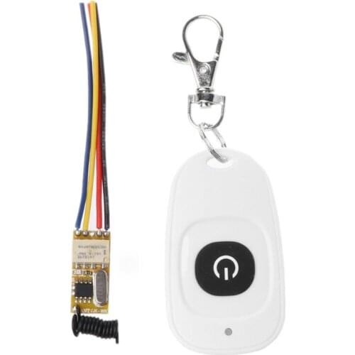 RF 1CH Mini Remote Control Switch Waterproof 12V DC3.7V To 24V Universal Relay Transmitter 433MHz Receiver Module Home Office