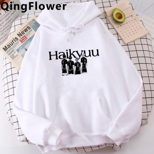 Anime Haikyuu Karasuno hoodies male plus size Korea graphic male sweatshirts hoody 2021
