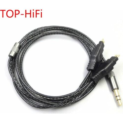 TOP-HiFi 3.5mm Headphone Replacement Cable for HD414 HD650 HD600 HD580 HD25 Headset Upgrade Audio Cables