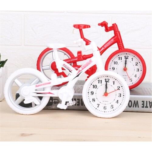 Bicycle Digital Clocks Creative Vintage Desktop Clocks Children Kids Bedside Alarm Clock Living Room Study Table Clock Ornaments