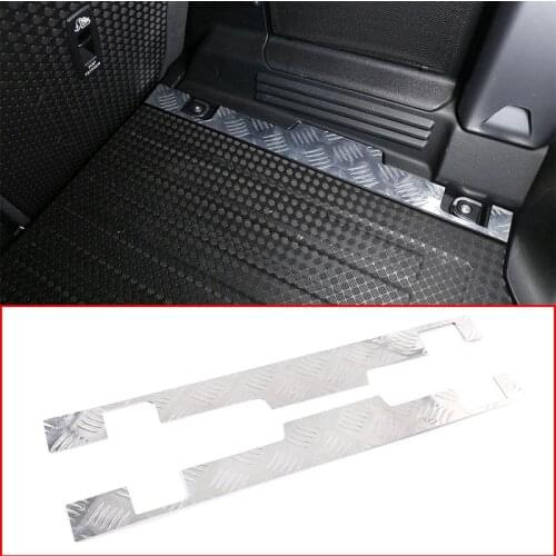 For Land Rover Defender 110 2020 Aluminum Alloy Car Rear Trunk Anti-scratch Board Cover Bumper Scratch Protection Guard Accessoy