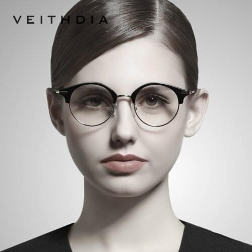 VEITHDIA 2020 Women Optical Glasses Computer Goggles Clear Lens Eyeglasses Spectacle Frames For Women Accessories V1230