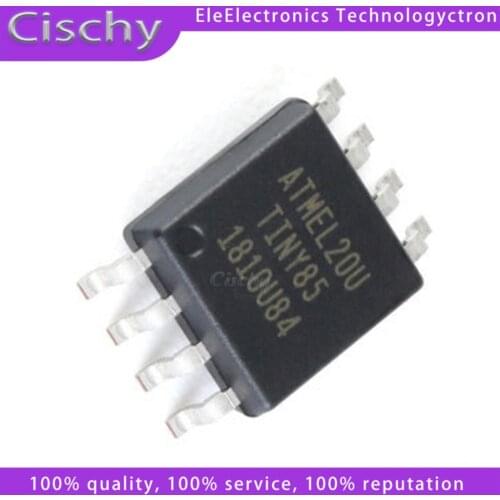 1pcs ATTINY85-20SU ATTINY85 TINY85 SOP8 IC MCU 8BIT 8KB 8SOIC