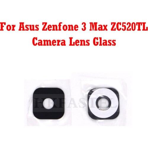 1pcs New Original ZC520TL ZC553KL Glass Housing For Asus Zenfone 3 Max ZC520TL ZC553KL Back Battery Door Cover Camera Lens Glass