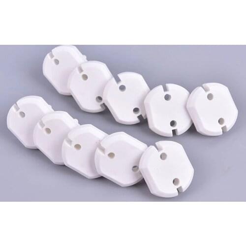 10pcs EU Power Socket Electrical Outlet Baby Kids Child Safety Guard Protection Anti Electric Shock Plugs Protector Cover