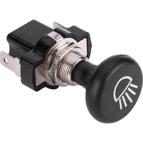 12V Car Headlight Push Pull Light Switch for Golf Cart EZGO Club Car for Yamaha metal + plastic