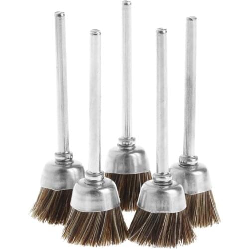 5Pcs Wheels Rotating Polishing Tool Cup Nylon Polisher Brush Rotary Abrasive -Y103