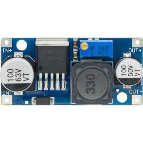 50pcs LM2596 LM2596S ADJ Power supply module DC-DC Step-down module 5V/12V/24V adjustable Voltage regulator 3A