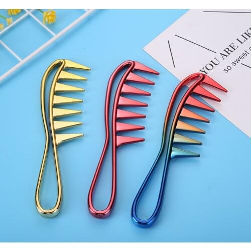 Dry Hair Combs Curling Styling Comb for Long Hair Head Detangler Anti Static Large Tooth Shark Comb Portable Women Massage Wide