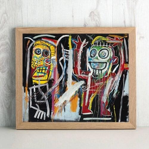 Jean Michel Dustheads Canvas Prints Picture Modular Paintings For Living Room Poster On The Wall Home Decoration