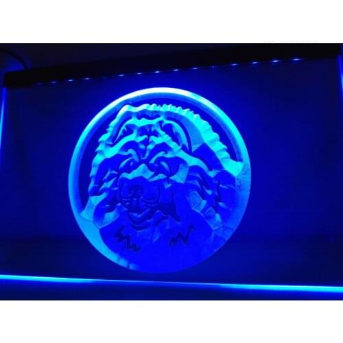 LB662- Chow Chow Dog Breeders Pet LED Neon Light Sign home decor crafts