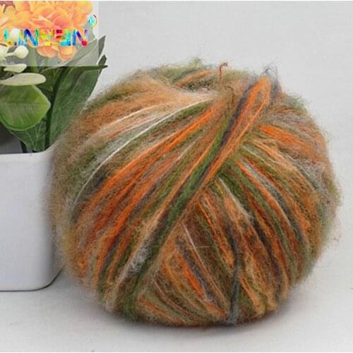New 6 balls*50g yarn for knitting For manual yarn to babys scarf top grade yarn for knitting thread to knit Acrylic mohair t49