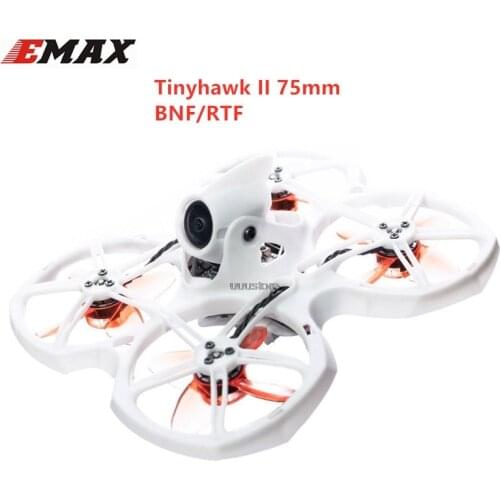 New Emax Tinyhawk II BNF RTF Kit/FPV Racing Drone F4 5A 16000KV RunCam Nano2 700TVL 37CH 25/100/200mW VTX SPI Receiver