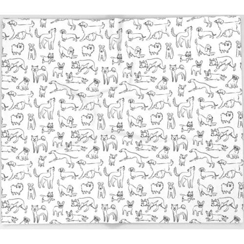 Dog Shiba Inu Cartoon Throw Blanket Cute Kids Design Dogs Fun Blankets for Beds Christmas Decorations for Home