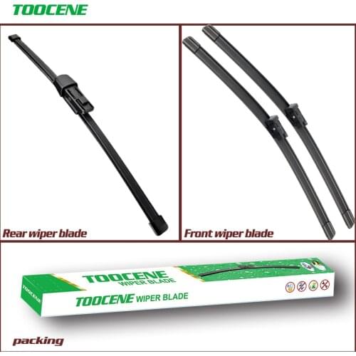 Front And Rear Wiper Blades For Skoda Fabia Hatchback/Combi 2015-2018 windshield Windscreen Car Accessories 24+16+16