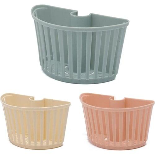 Plastic Kitchen Bathroom Gadget Storage Organizer Drain Baskets Small Wash Sponge Sink Holder Storage Baskets Kitchen Accessorie