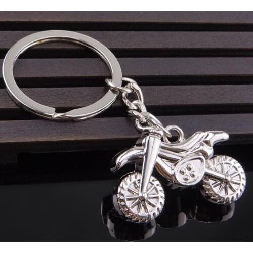Metal Key Pendant Car Key Chain 3D Motorcycle Locomotive Keyring for Nissan Mini Cooper Benz Jaguar Honda Suzuki Auto Styling