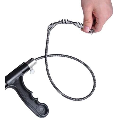 Home Pipe Hand-Operated Drain Auger Multiple Specification Manual Operation Toilet Sewer Drain Snake Clog Remover